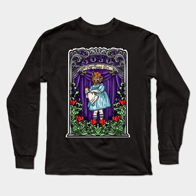 JoJo the dog faced girl Long Sleeve T-Shirt by Tori Jo